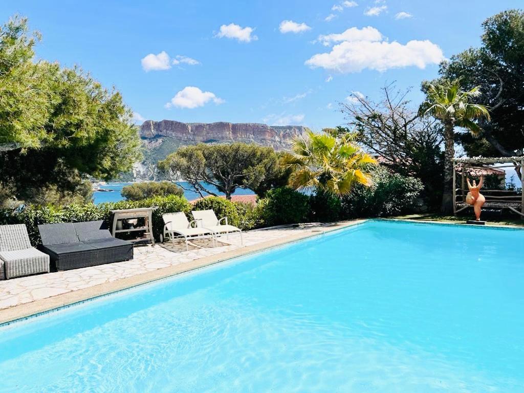 Astoria Villa Maison D Hotes Appartement Vue Mer Avec Piscine كاسيس المظهر الخارجي الصورة