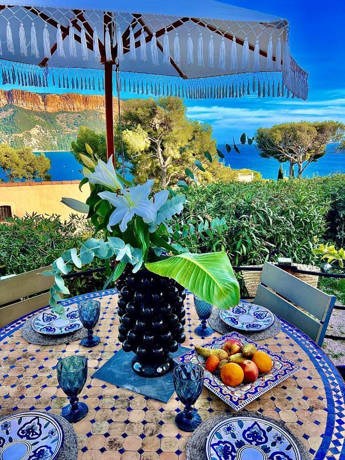 Astoria Villa Maison D Hotes Appartement Vue Mer Avec Piscine كاسيس المظهر الخارجي الصورة